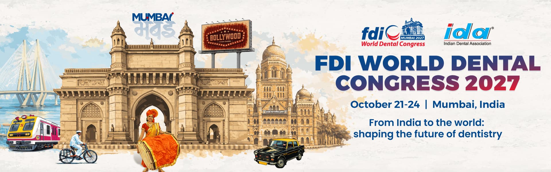 FDI World Dental Congress 2027 Mumbai Banner